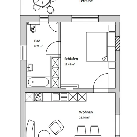 Dom-apartment Im Herrenhaus Rheinblick Appartamento *